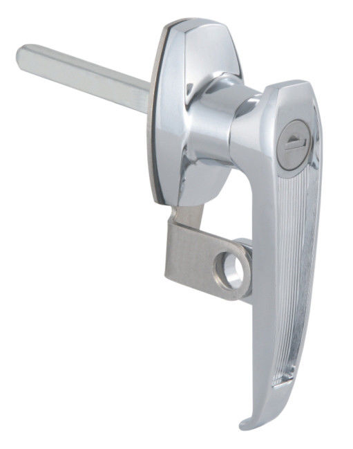 Paddlockable Garage Door Handle Lock Silver Key Cylinder Lock