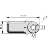 Customized Version Quarter Turn Lock Cylindrical Square Cam Latch